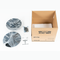 Ensemble de double charleston électronique UNLOCK Pro VH-12/B - Cymbales électroniques de 12 pouces avec mécanisme à double pédale, 2,2 kg, fabriqué en Chine
