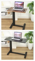 Table de chevet pliante mobile en bois, hauteur réglable, design moderne, meuble de salon, plateau en MDF, 1 meuble pour la maison