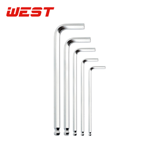 <span class=keywords><strong>Chiave</strong></span> <span class=keywords><strong>a</strong></span> <span class=keywords><strong>brugola</strong></span> <span class=keywords><strong>a</strong></span> L WEST di alta qualità in acciaio al cromo vanadio <span class=keywords><strong>da</strong></span> 1/<span class=keywords><strong>4</strong></span> di pollice con coppia elevata per uso industriale OEM - Product Image 1