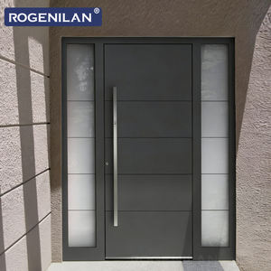 ROGENILAN, Proveedor Chino de Puertas Pivotantes de Seguridad de Aluminio <span class=keywords><strong>Antirrobo</strong></span> <span class=keywords><strong>para</strong></span> Entrada Principal de Viviendas - Product Image 3