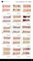 Faux ongles en PMMA importés, couvrance totale, ultra fins, courbe en C, pré-conçus, réutilisables, pour salon de manucure, vente en gros, personnalisables