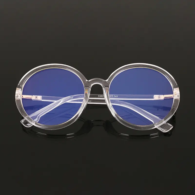 Occhiali personalizzati per bambini ultraleggeri flessibili per miopia luce blu che bloccano gli occhiali Oversize rotondi occhiali semplici