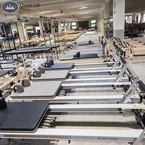 Cama de <span class=keywords><strong>Pilates</strong></span> Biomecánica Queenlife Elite Performance <span class=keywords><strong>Pilates</strong></span> Reformer V2 Max con Barra de Precisión para Entrenamiento <span class=keywords><strong>Stott</strong></span> <span class=keywords><strong>Pilates</strong></span> - Product Image 2