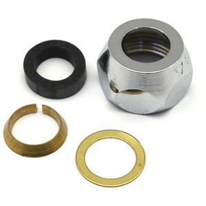 Conector de embalaje para mangueras de fontanería con sellos de latón y goma, 1 unidad - Product Image 1