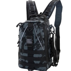 Sac à dos tactique multifonctionnel de camouflage pour la randonnée, l'alpinisme, la pêche, sac à canne à pêche, sac à leurres - Product Image 4