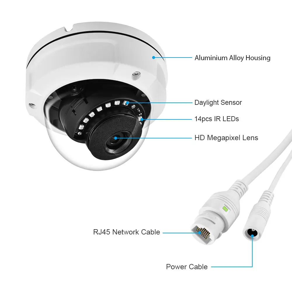 2MP 1080P 32 Canaux Caméra IP 32CH H256 + NVR 2 Commutateurs PoE CCTV Système De Caméra De Sécurité