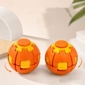 Bola Giratoria Antiestrés, Impresa en 3D, con Sistema Push Pop, Esfera Giratoria para Dedos, de Plástico Duro, Juguete Sensorial para Aliviar el Estrés, Decoración de Escritorio, Kit - Product Image 3