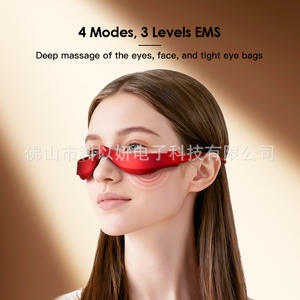 Masajeador de Ojos 2 en 1 con Luz Roja, Dispositivo de Belleza Ocular con Terapia de Vibración LED, 3 Colores (Rosa/Negro Niebla/Blanco Nube) para Ojeras - Product Image 5