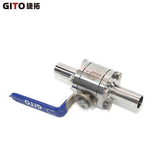 Válvula de Bola de Acero Inoxidable GITO BA, Estructura de Control Manual Forjada y Soldada para Agua y Gas, Personalización OEM - Product Image 2