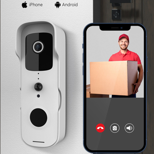 Sonnette vidéo connectée Tuya 2024 la plus vendue avec caméra 1080p HD, interphone Wi-Fi intelligent et écran OLED, compatible Android - Product Image 3