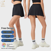 Neues, individuelles Logo, Sommer-Sportkleid für Tennis, Golf, Yoga, OEM, Freizeit-Sportrock, Polyester, wasserdicht, atmungsaktiv, Trainingsrock