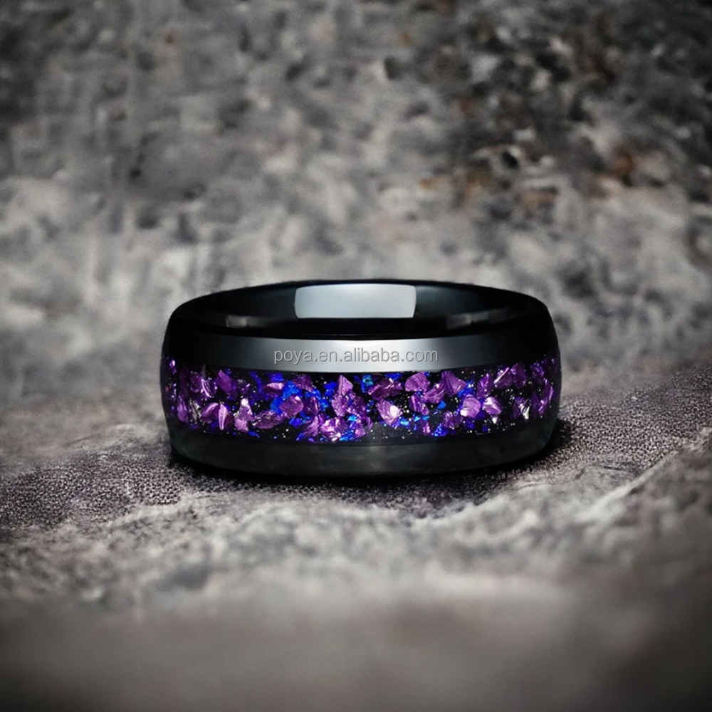 Pietra viola da 8 mm