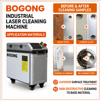 Machine de nettoyage laser refroidie par air 300W 200W pour l'élimination de la rouille et des résidus de peinture