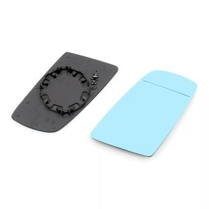 กระจกมองหลังสำหรับรถบีเอ็มดับเบิลยู E60 E61 ปี 2004 2008 ด้านซ้าย แบบนูน สีฟ้า - Product Image 2