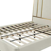 Cadre de lit luxueux de grande taille, mobilier de chambre à coucher moderne et de qualité supérieure