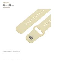 Correa de Reloj de Silicona Universal Personalizada OEM ODM de 20/22 mm con Hebilla Ovalada, Correa de Repuesto para Reloj Inteligente