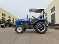 Traktor Roda Pertanian 50HP 70HP 4x4 dengan Trailer Tugas Berat, Kabin AC, Mesin & Pompa - Traktor Pertanian EPA