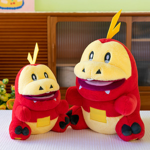 Factory Wholesale New Cartoon Plush Toy Doll of the <b>Fire</b> Crocodile Soft Plush Toys Dolls Gift for Children Soft Cute Doll Toy - Product Image 3