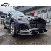 Kit carrosserie en fibre de carbone Jitan en promotion pour Audi Q5 Q5L SQ5 – Pièces de carrosserie auto en fibre de carbone : Lame avant, diffuseur arrière avec tuyau d'échappement