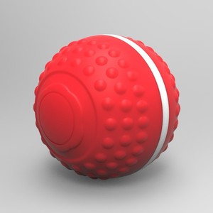 Smart Rolling <b>Ball</b> With Light Red Chew Toy For Cats And <b>Dogs</b> Wear Resistant Bouncy Interactive Pet Toy - Product Image 1