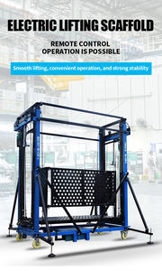 電動吊り上げプラットフォーム鋼管ブラケット新建設足場システム製造プラント用ワイヤーロープスリングモーター - Product Image 4