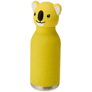 Bouteille d'eau isotherme en acier inoxydable pour enfants de 450 ml avec motif tête d'animal <span class=keywords><strong>licorne</strong></span> et paille pour la rentrée scolaire - Product Image 1