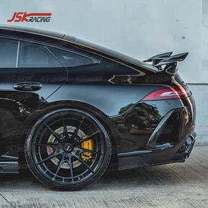 Canards de pare-chocs arrière en fibre de carbone <span class=keywords><strong>s</strong></span>èche de Style Topcar pour 2019-2022 Mercedes Benz <span class=keywords><strong>AMG</strong></span> GT50 GT53 GT63S (uniquement pare-chocs Topcar) - Product Image 2