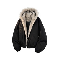 Veste bomber en fausse fourrure QUICKSHOW, veste rembourrée en coton, veste d'hiver chaude