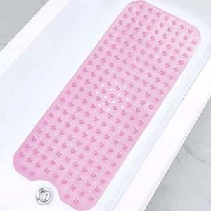 Tapis de baignoire et de douche Tapis de baignoire antidérapant Tapis de baignoire avec ventouses Trous de drainage pour salle de bain - Product Image 6