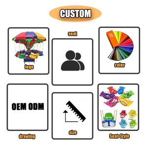 Outdoor Kids Mini Karussell Rotierender Flugs tuhl Große Outdoor-Unterhaltung ausrüstung Vergnügung spark zu verkaufen - Product Image 5