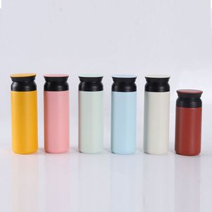 Custom 350ml 500ml Vacuum Insulated Students Thermoses Tumbler Gift Stainless Steel Water Bottle Cup Creative Simple <b>Coffee</b> Mugs - Product Image 6