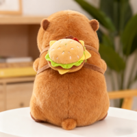 Jouets en peluche mignons en forme de chapeau haut de forme Kapibala de 31 à 50 cm, créatifs et amusants, en coton PP, en maille, anti-stress, capybara, cochon d'Inde, fête d'anniversaire