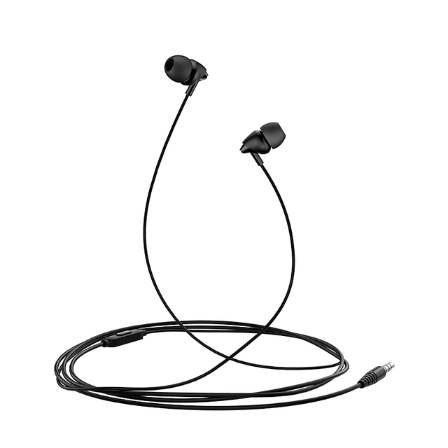 USAMS Mini Size In-Ear Headphones Stereo Bass Headset Small Wired Earphone with Mic for Android Smartphones