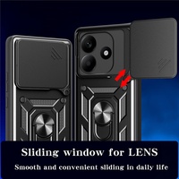 Funda magnética para teléfono con soporte de anillo pintado con diseño de animales para Redmi 9A Note12, ideal para coche, transfronteriza.