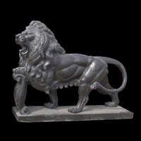 Statues de lion en marbre naturel à vendre