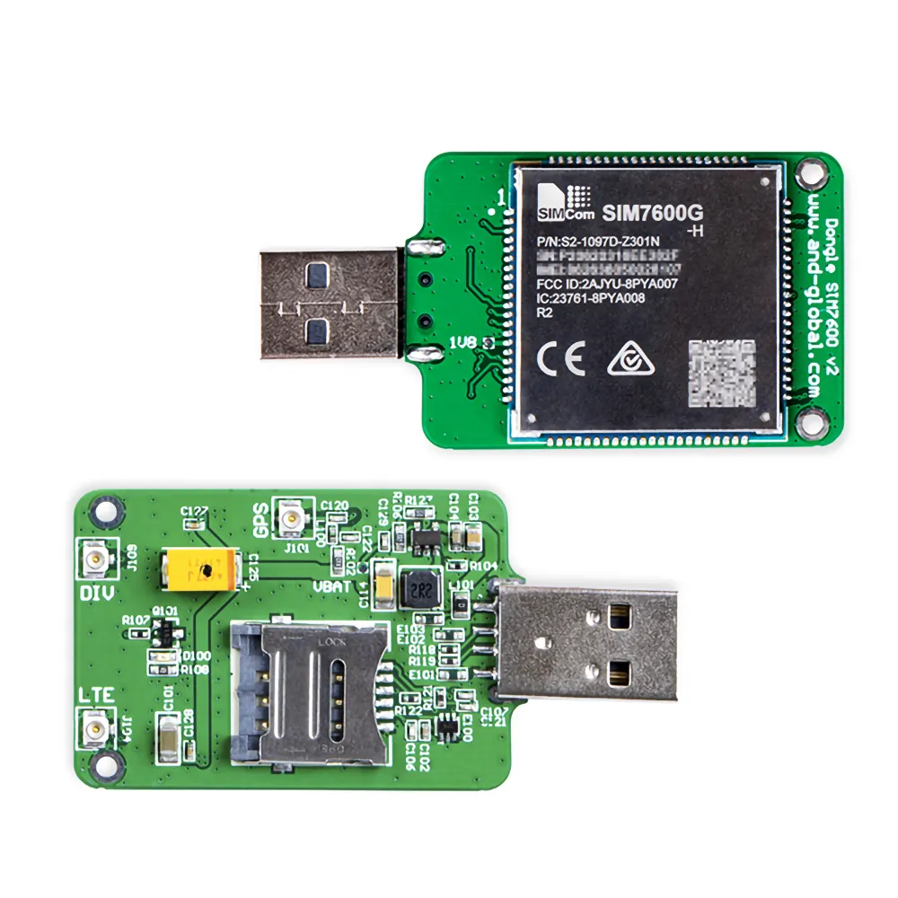 USBドングルSIM7600G H、LTEUSBドングルCAT4 SIMCOM 4G SIM7600G-H 1pc
