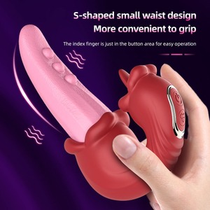 Hot Sale 4-in-1 Tongue Licking <b>Vibrator</b> Clitoral Stimulator 10 Frequencies 100% Waterproof Built-in Battery Female Masturbation - Product Image 3