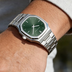 Nouveaux produits phares en dropshipping : Montres-bracelets pour hommes, montres de business carrées en acier de 37 mm, étanches 50 m - Product Image 5