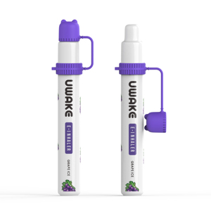 Hochwertiger erfrischender Litschi-Eifrucht-Geschmack-Pod-Inhalator-Stick zum Aufwachen von schläfrigem ätherischem Öl-Nasen-E-Inhalator
