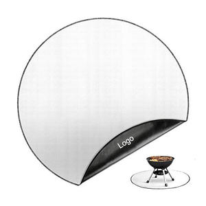 Tapis de foyer en <span class=keywords><strong>Silicone</strong></span> à Double revêtement <span class=keywords><strong>pour</strong></span> brûler le feu, résistant à la chaleur, l'ensemble 10 m - Product Image 2