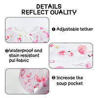 Ananbaby Bavoirs pour bébé à manches longues très vendus Tablier d'alimentation imperméable à l'eau de haute qualité au prix de gros Prix raisonnable et bas