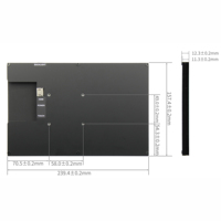 Écran tactile capacitif USB de 10.1 pouces pour accessoire de carte LCD Raspberry Pi 3B + & 4B