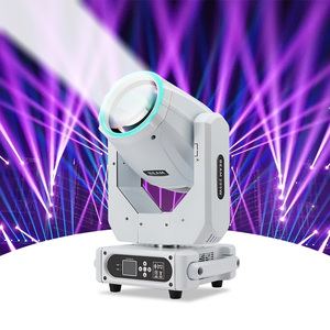 Weißes Gehäuse 295W 14R <span class=keywords><strong>Beam</strong></span> Moving Head Licht mit LED-Ring DMX Sharpy <span class=keywords><strong>Beam</strong></span> 295 Moving Head Bühnenbeleuchtung - Product Image 1