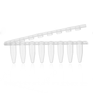 8-tube Strips 0.2ml pcr Tube Plastic High Transparent Laboratory Application tube