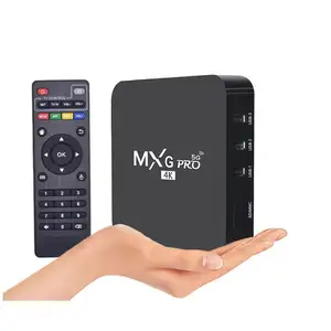 Fabriek Groothandel Mxg Pro 4K Ott Smart Android 7.1 9.0 10.0 11.0 Goedkoopste Android Tv Box