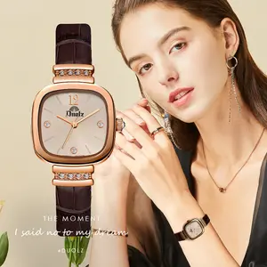 Nuevo reloj mujeres estudiantes temperamento Simple moda Retro cinturón impermeable señoras reloj de cuarzo