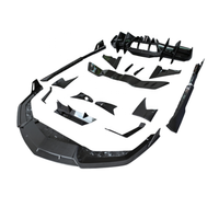 Kit carrosserie style MSY en fibre de carbone sèche 3K pour Lamborghini Revuelto : Lame avant, Lame arrière, Jupes latérales, Aileron arrière