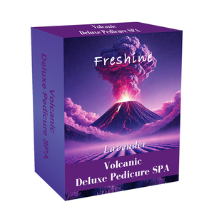 Kit de traitement des pieds ultime ensemble de pédicure volcanique pour <span class=keywords><strong>spa</strong></span> pieds lisses avec gommage au sucre exfoliant soin des pieds pédicure dans une boîte - Product Image 2