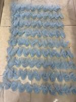ZSY Tissu en dentelle plissée à volants 9 rangs en tulle plissé 3D pour robe de poupée DIY, jupe de bébé, vêtements bouffants, matériel de couture