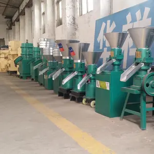 factory wholesale MODEL 125 150 for small farm home use animal feed pellet machine press pellets machinery